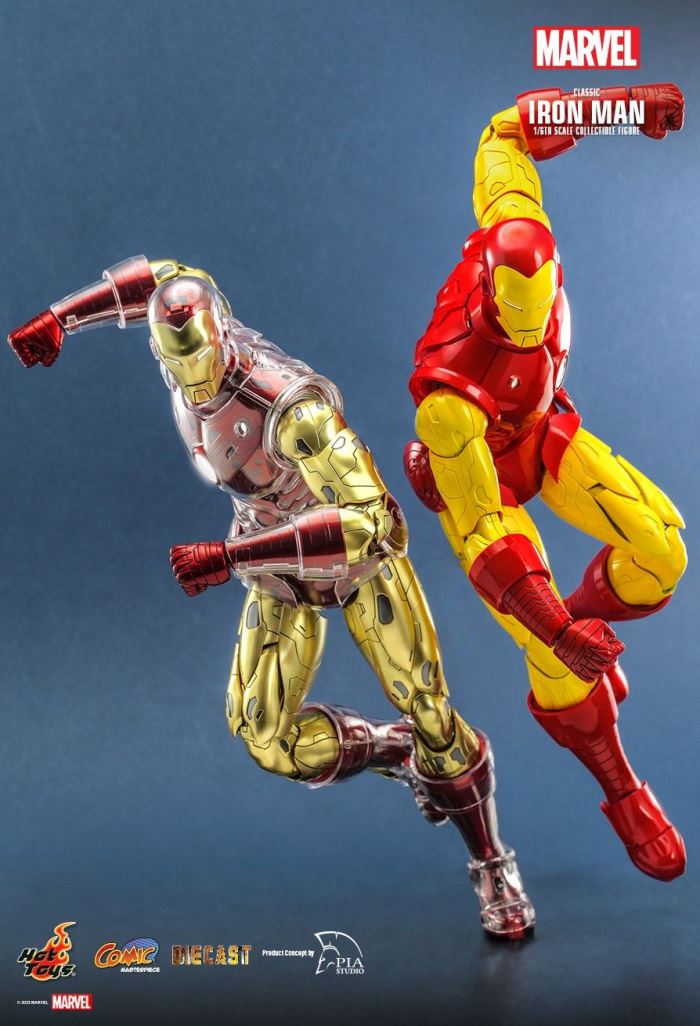 MARVEL COMICS CLASSIC IRON MAN HOT TOYS EXCLUSIVE