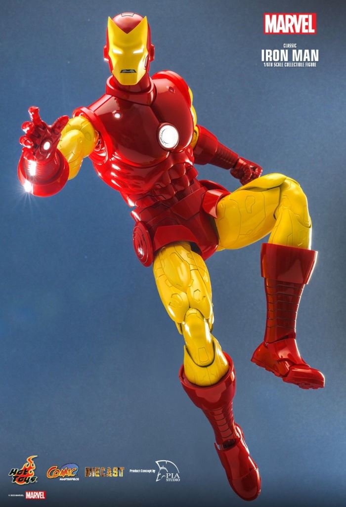 MARVEL COMICS CLASSIC IRON MAN HOT TOYS EXCLUSIVE