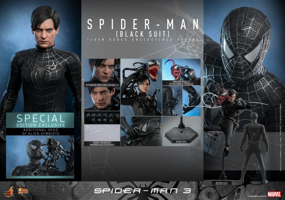 SPIDER-MAN3 - Spider-Man Black Edition 1/6
