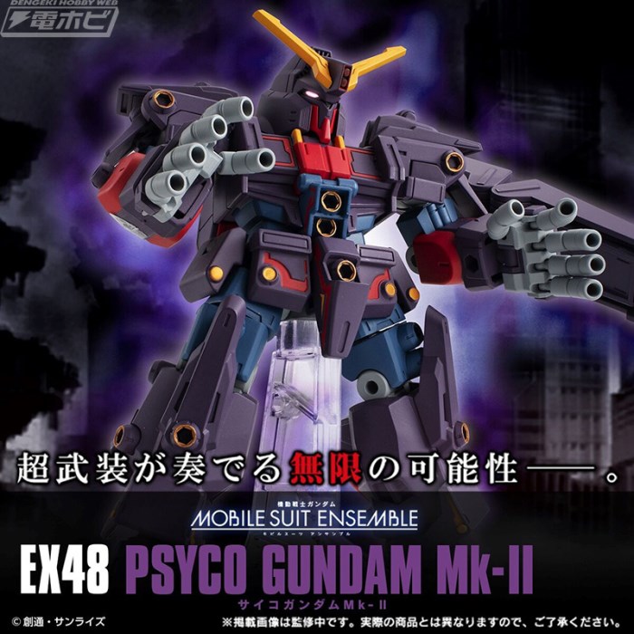 Mobile Suit Gundam MOBILE SUIT ENSEMBLE EX48 Psycho Gundam Mk-II