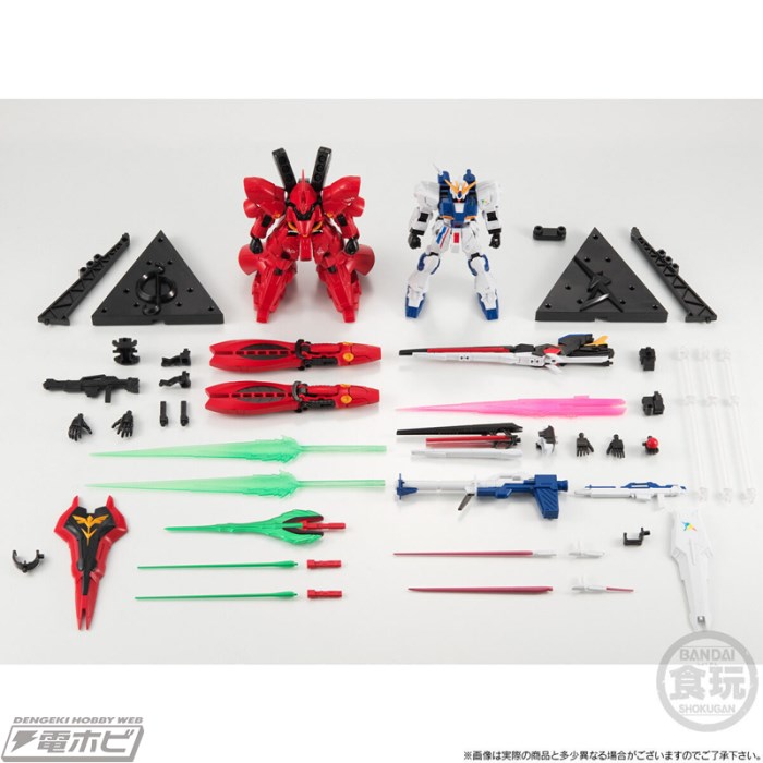 Mobile Suit Gundam G Frame FA RX-93ff νGundam & MSN-04FF Sazabi Set