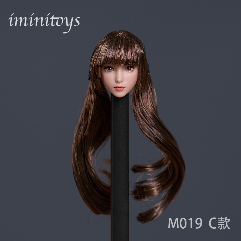 Female Girl Head Carving (M019) 1/12