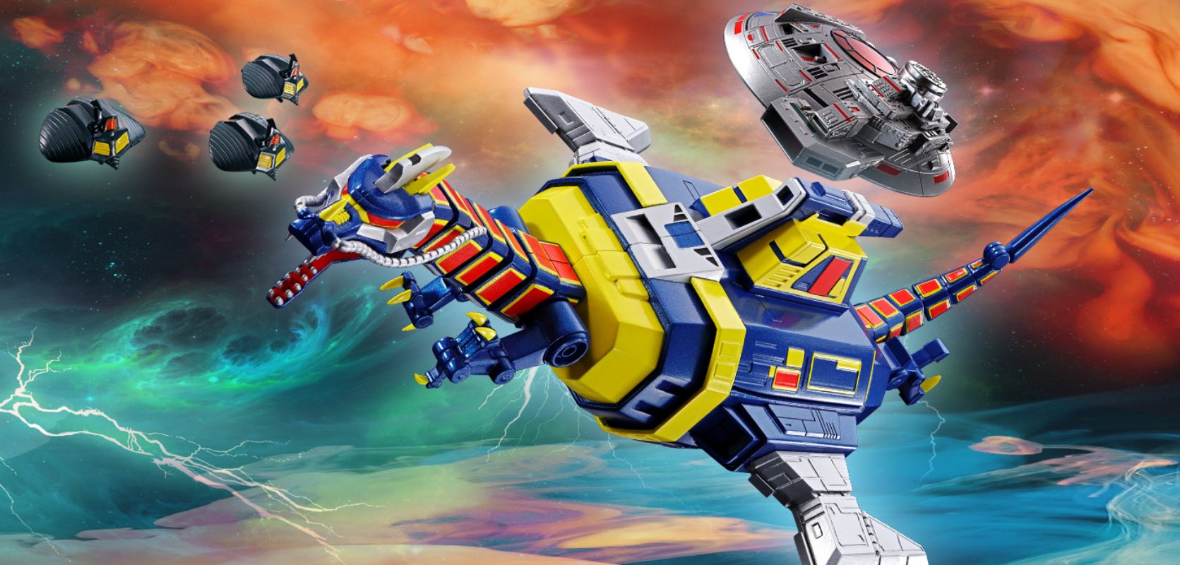 Soul of Chogokin GX-106 Electronic Star Beast Doll & Guillain Disk