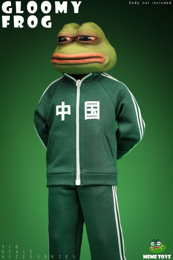 Lost Frog Head Sculpture 1/6