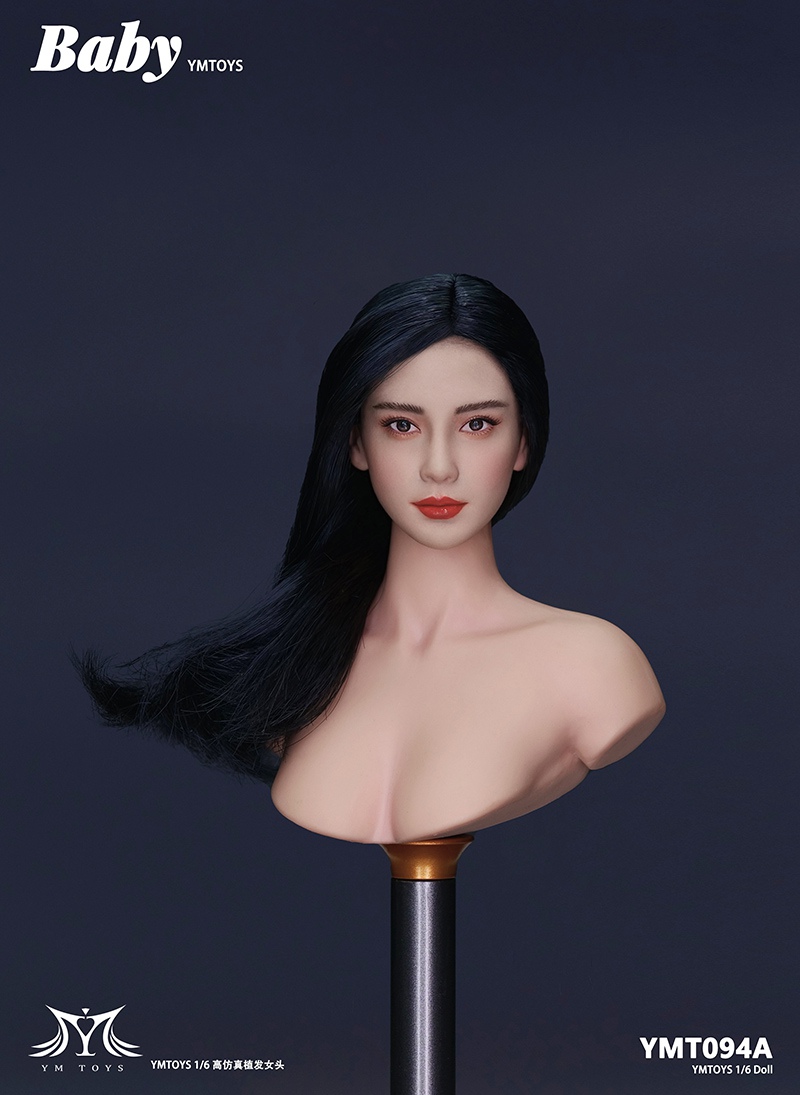 Female head carving (YMT094) 1/6