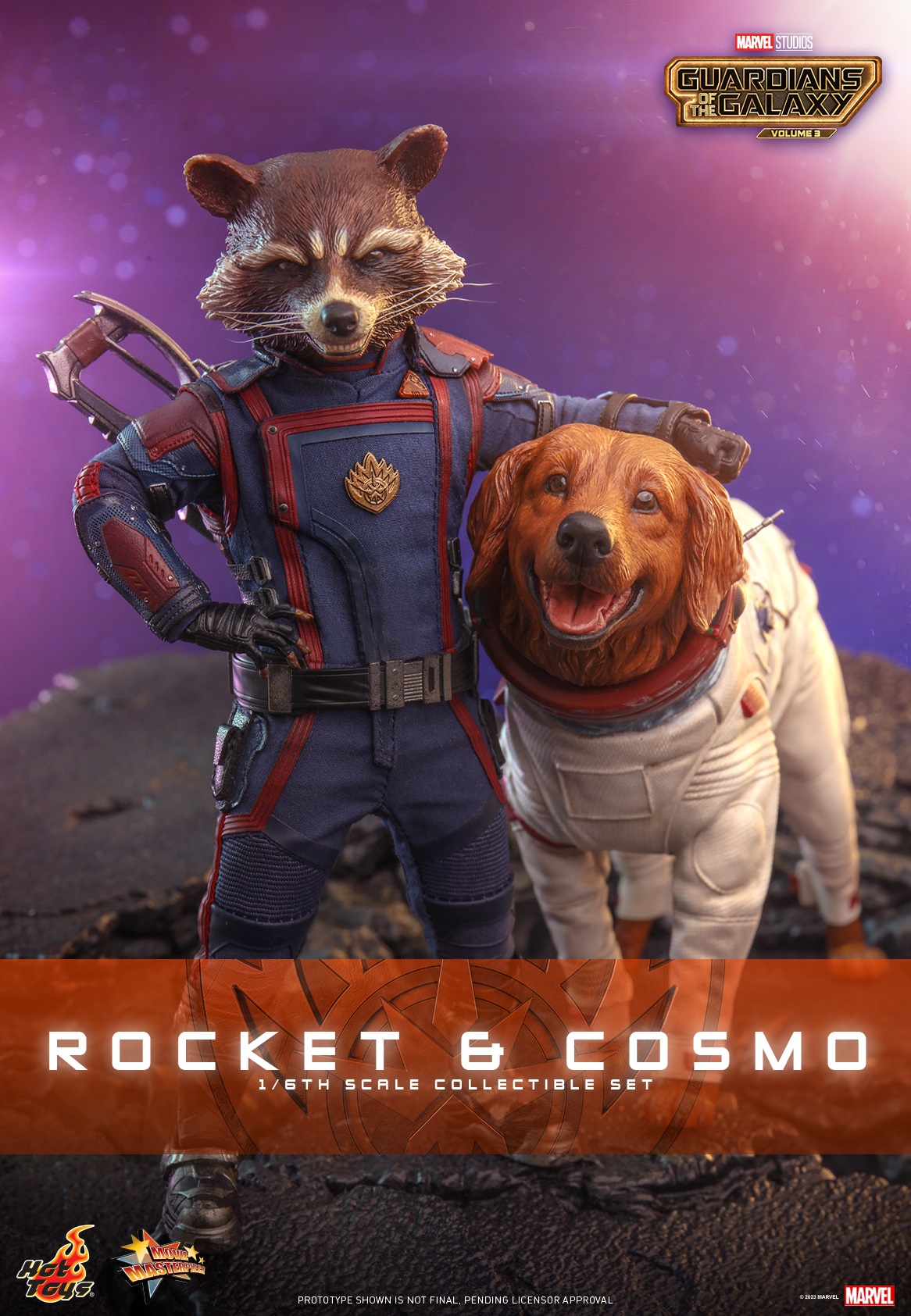 Guardians of the Galaxy 3 - Rocket and Cosmo Collectible Set 1/6
