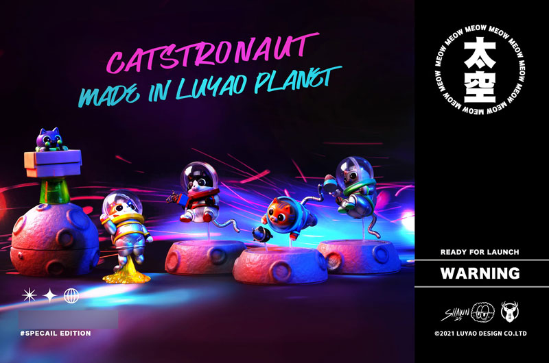 Uchuu Hikou Nyan CATSTRONAUT Trading Figure