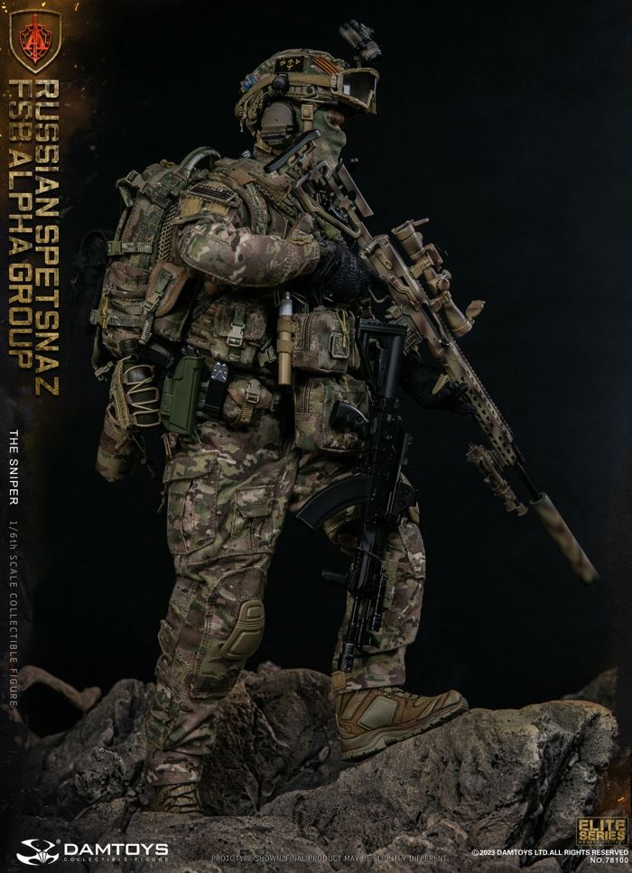 RUSSIAN SPETSNAZ FSB ALPHA GROUP SNIPER 1/6