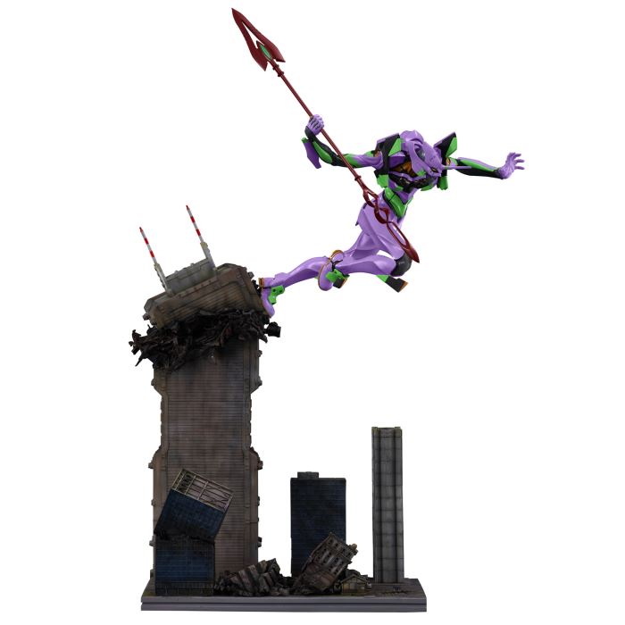 SCENE SCAPE DIORAMA Shin Evangelion Theatrical Version Unit 01 vs Unit 13 Limited Color Ver