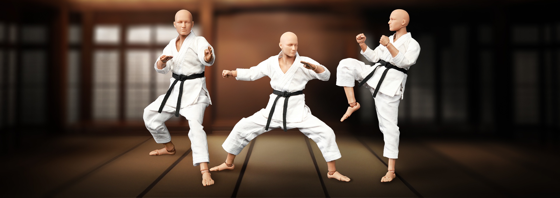 Handheld Hero Series Zhenle Series Karate Player 1/12