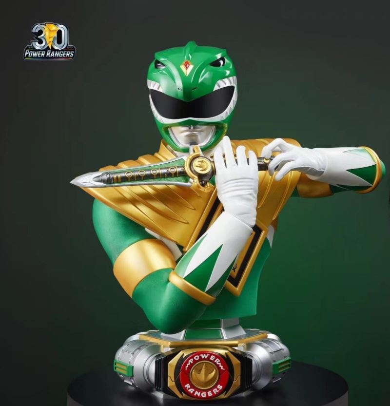 Power Rangers Green Warrior bust