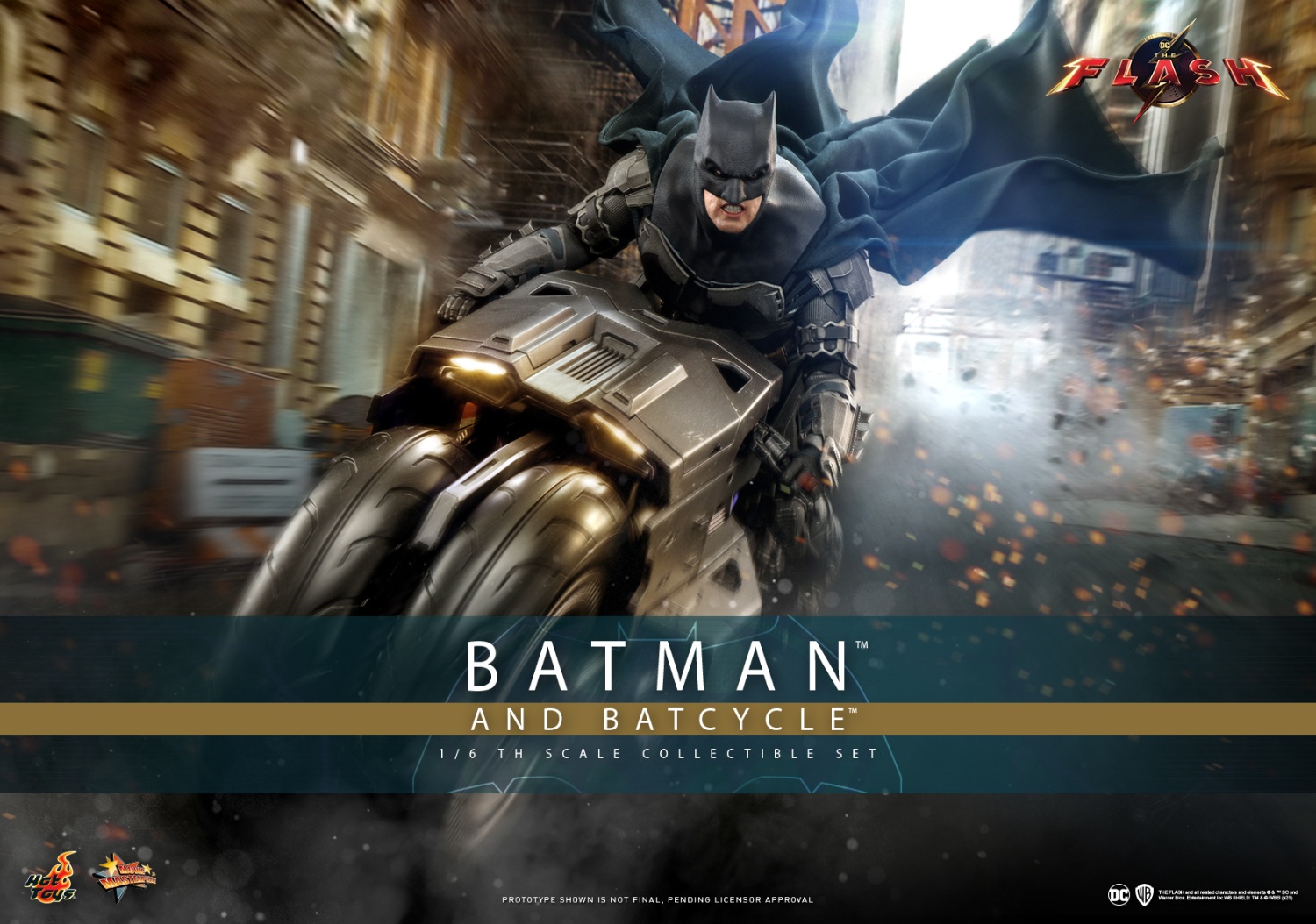 The Flash - Batman & Motorcycle 1/6