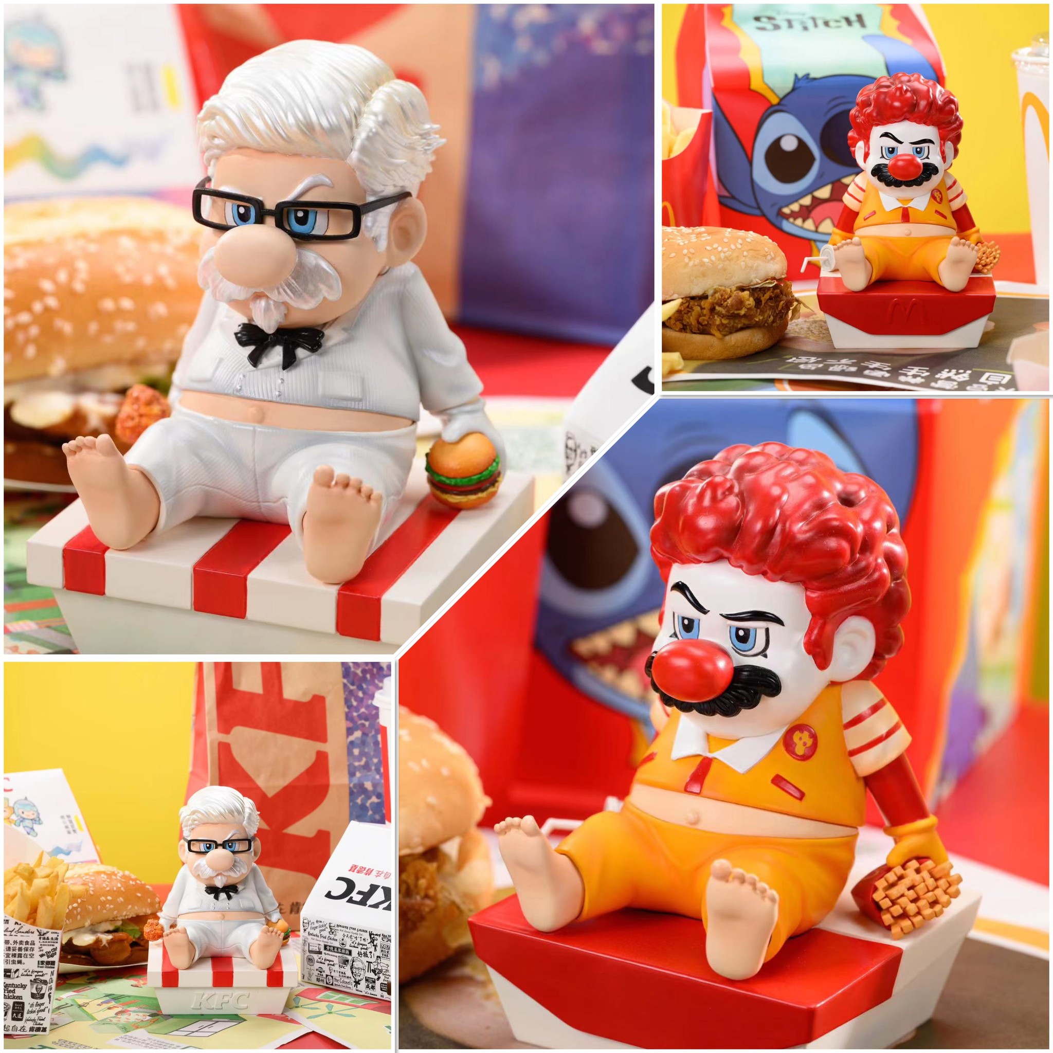 Ronald McDonald & Colonel Sanders Cosplay Mario - Super Mario