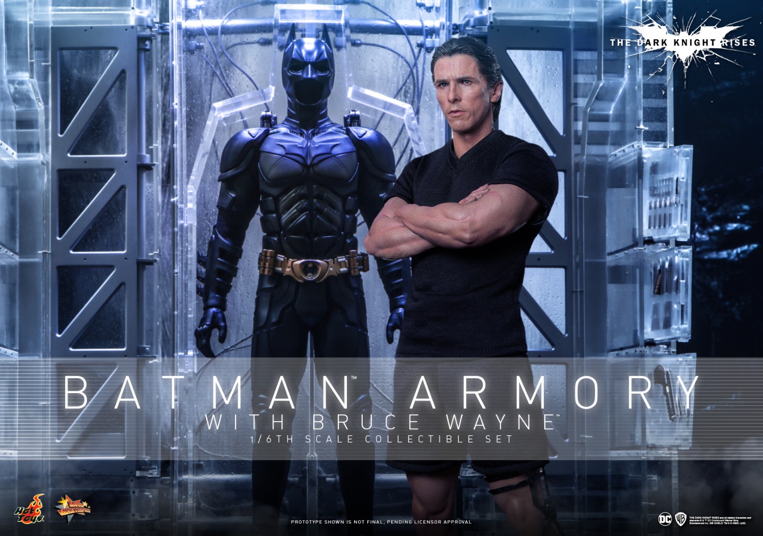 Batman: The Dark Knight Rises - Batman Armory & Bruce Wayne Set 1/6