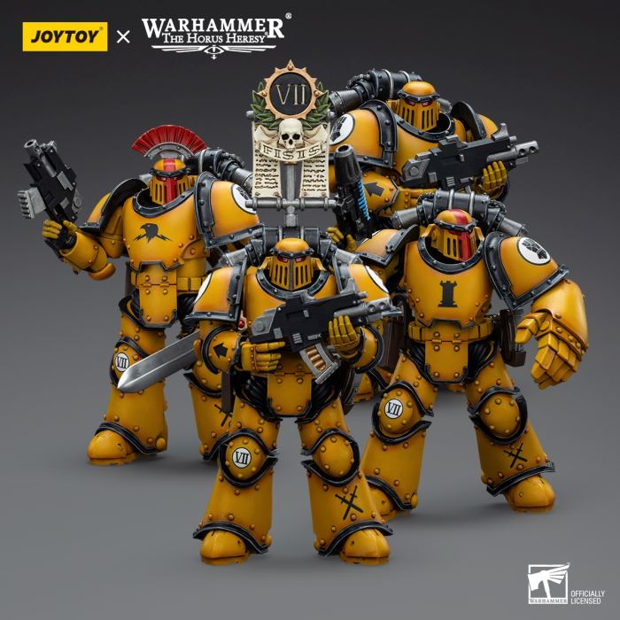 Imperial Fists-Legion Chaplain Archon/MkIII Legion Tactical Squad/MkIII Legion Predator Squad 1/18