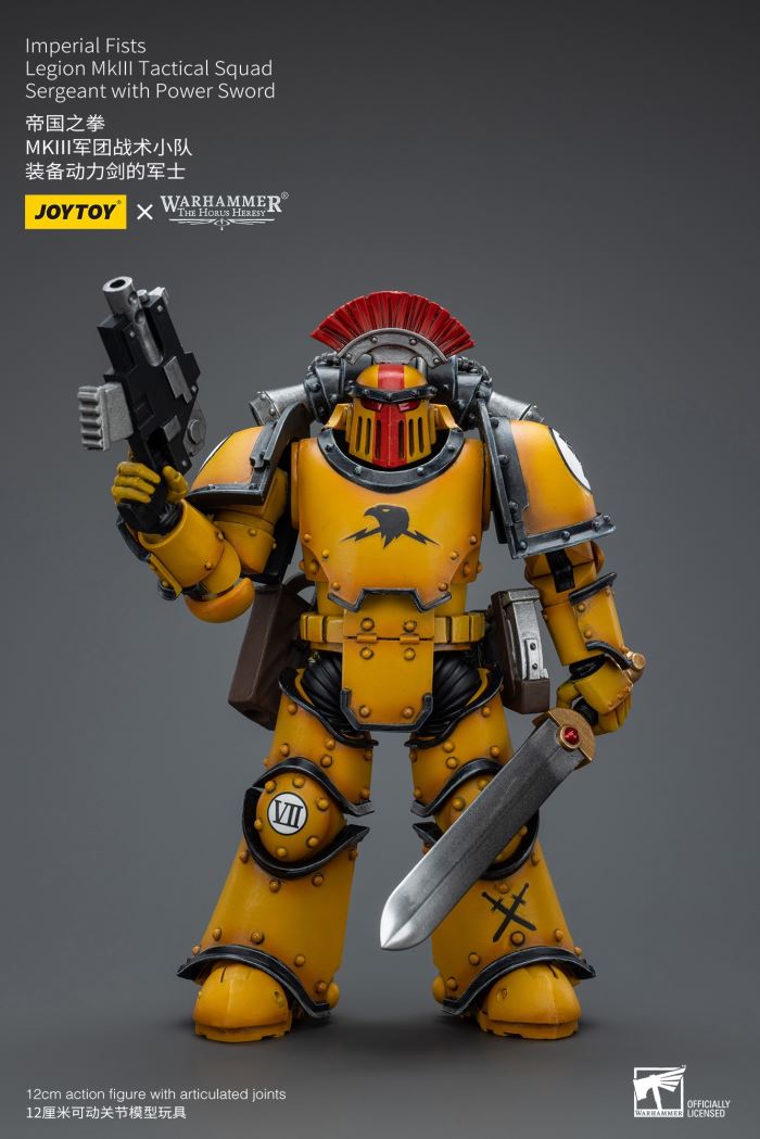 Imperial Fists-Legion Chaplain Archon/MkIII Legion Tactical Squad/MkIII Legion Predator Squad 1/18