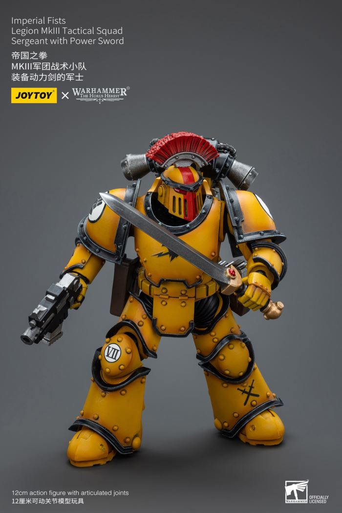 Imperial Fists-Legion Chaplain Archon/MkIII Legion Tactical Squad/MkIII Legion Predator Squad 1/18
