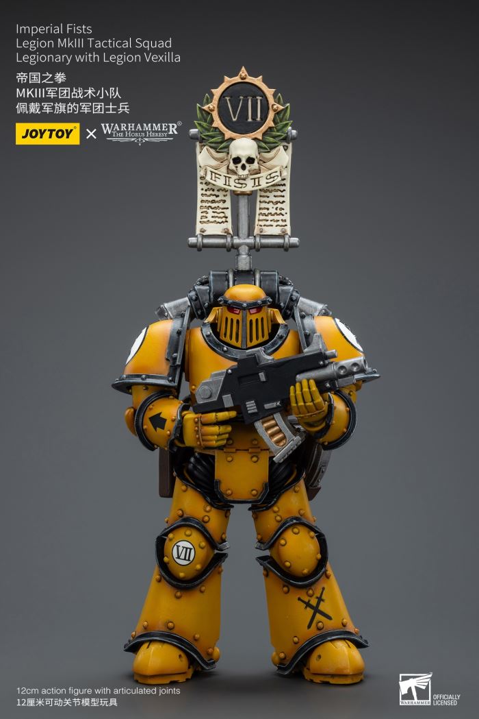 Imperial Fists-Legion Chaplain Archon/MkIII Legion Tactical Squad/MkIII Legion Predator Squad 1/18