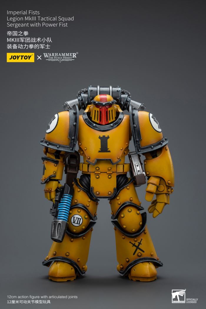 Imperial Fists-Legion Chaplain Archon/MkIII Legion Tactical Squad/MkIII Legion Predator Squad 1/18