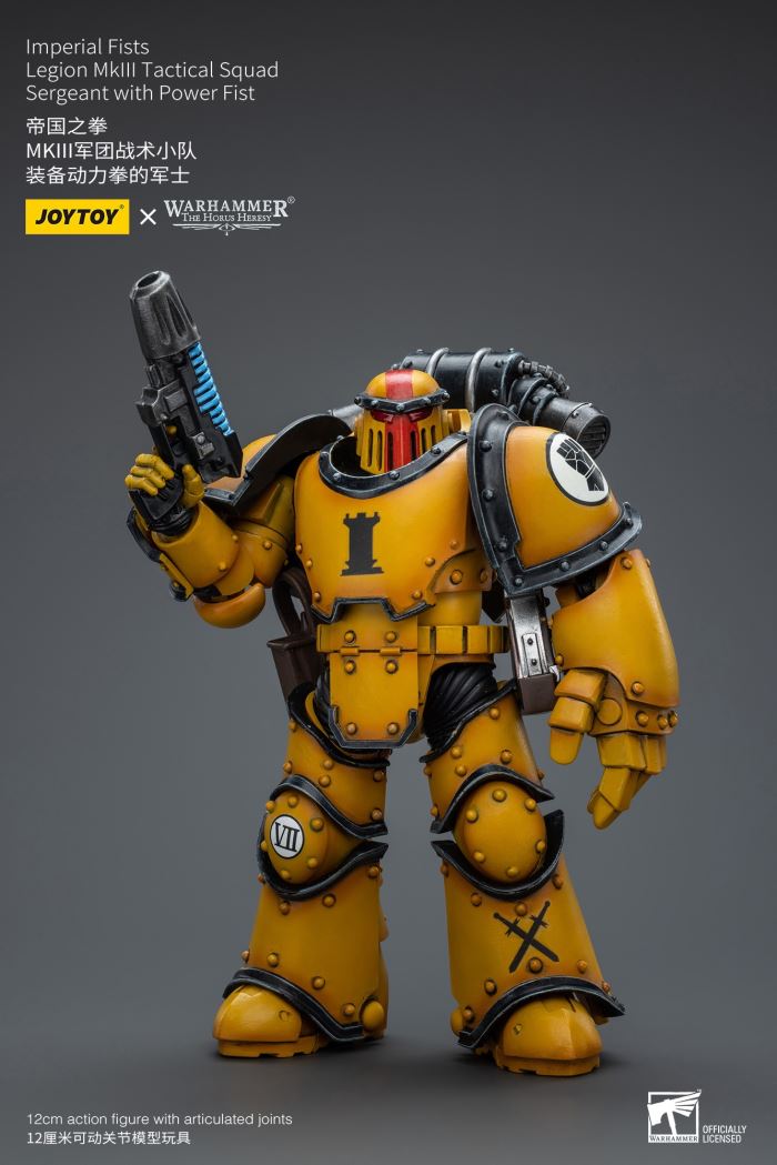 Imperial Fists-Legion Chaplain Archon/MkIII Legion Tactical Squad/MkIII Legion Predator Squad 1/18