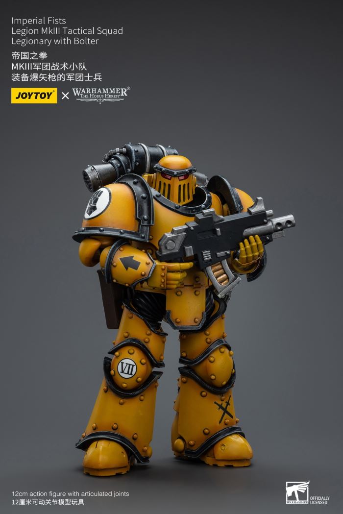 Imperial Fists-Legion Chaplain Archon/MkIII Legion Tactical Squad/MkIII Legion Predator Squad 1/18