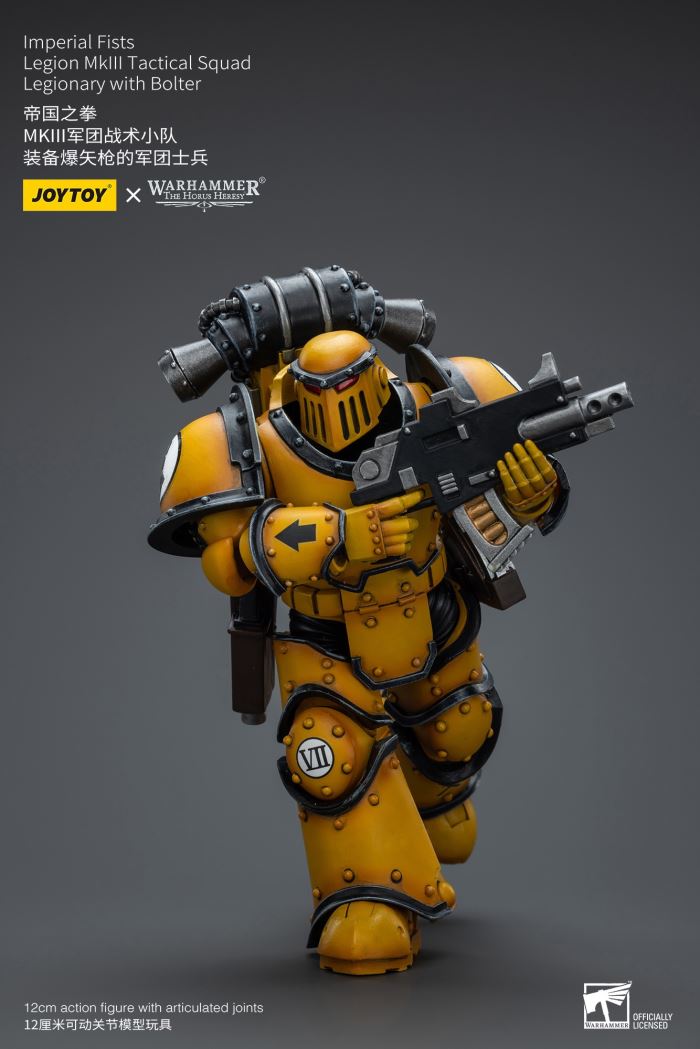 Imperial Fists-Legion Chaplain Archon/MkIII Legion Tactical Squad/MkIII Legion Predator Squad 1/18