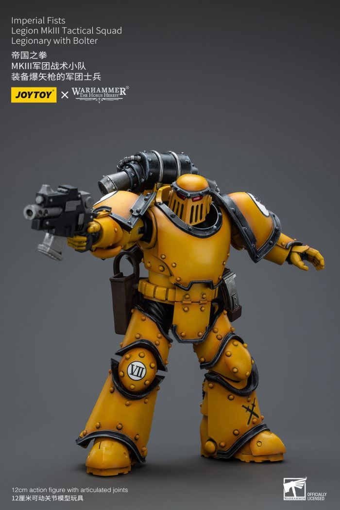 Imperial Fists-Legion Chaplain Archon/MkIII Legion Tactical Squad/MkIII Legion Predator Squad 1/18