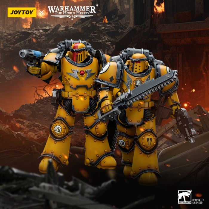 Imperial Fists-Legion Chaplain Archon/MkIII Legion Tactical Squad/MkIII Legion Predator Squad 1/18