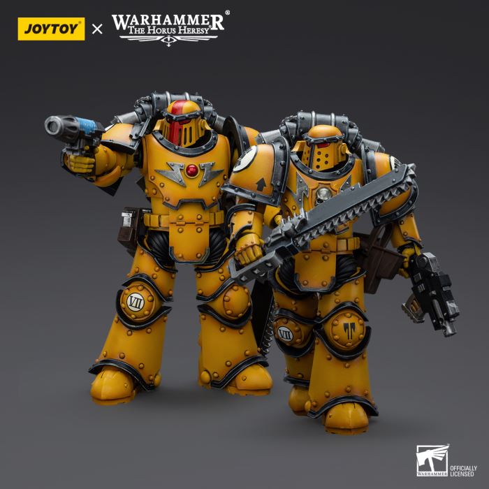 Imperial Fists-Legion Chaplain Archon/MkIII Legion Tactical Squad/MkIII Legion Predator Squad 1/18
