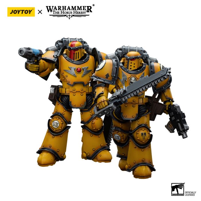 Imperial Fists-Legion Chaplain Archon/MkIII Legion Tactical Squad/MkIII Legion Predator Squad 1/18