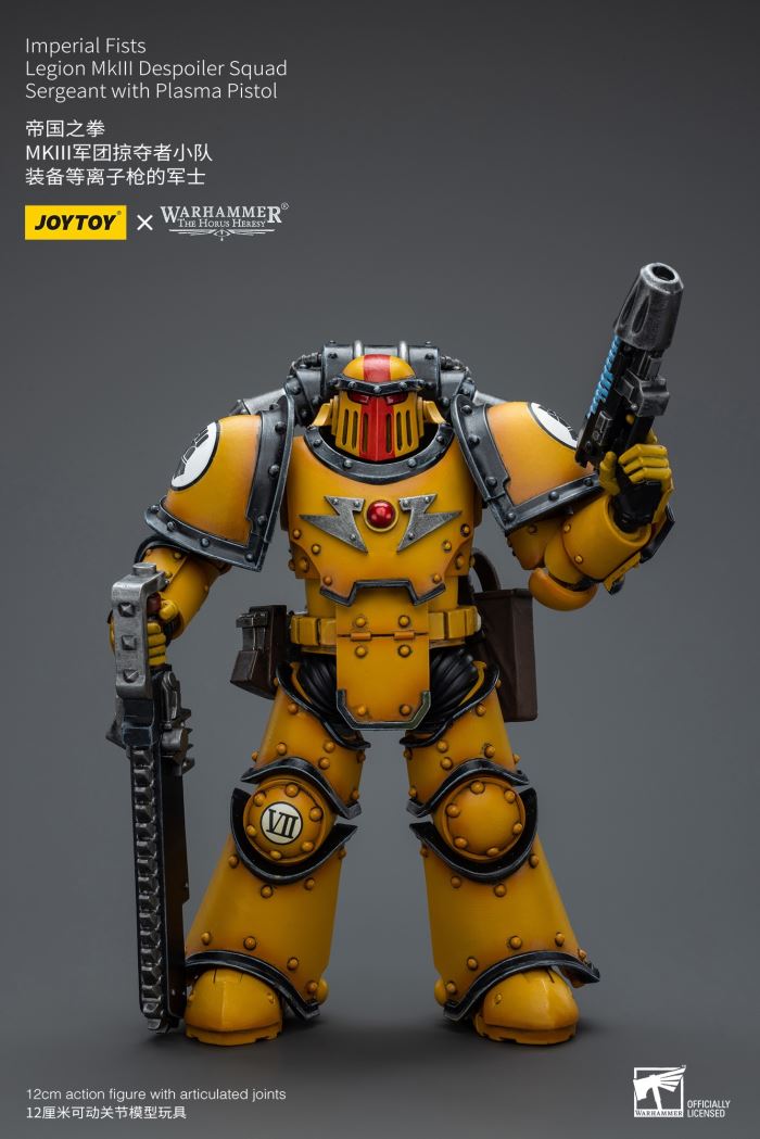Imperial Fists-Legion Chaplain Archon/MkIII Legion Tactical Squad/MkIII Legion Predator Squad 1/18