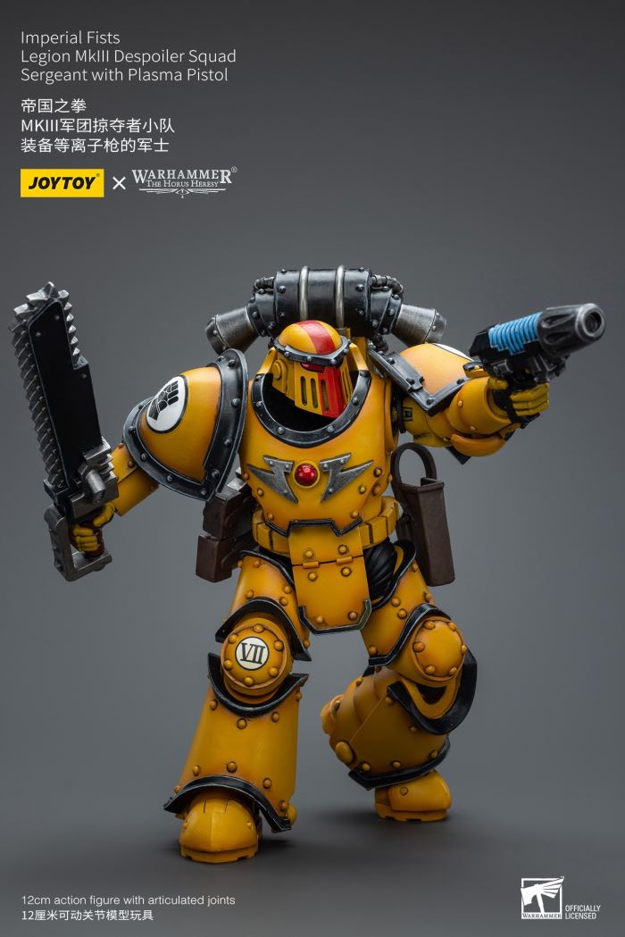 Imperial Fists-Legion Chaplain Archon/MkIII Legion Tactical Squad/MkIII Legion Predator Squad 1/18