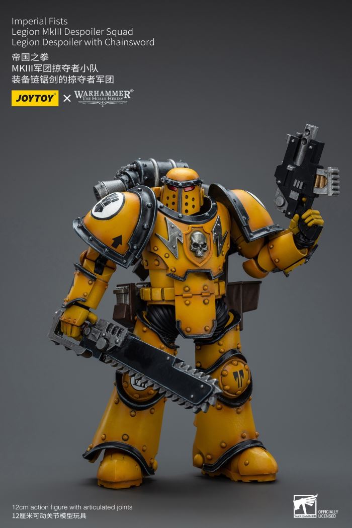 Imperial Fists-Legion Chaplain Archon/MkIII Legion Tactical Squad/MkIII Legion Predator Squad 1/18