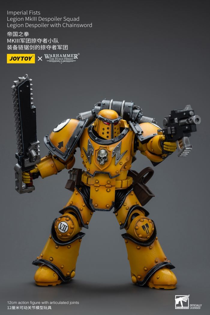 Imperial Fists-Legion Chaplain Archon/MkIII Legion Tactical Squad/MkIII Legion Predator Squad 1/18