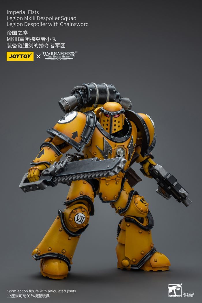 Imperial Fists-Legion Chaplain Archon/MkIII Legion Tactical Squad/MkIII Legion Predator Squad 1/18