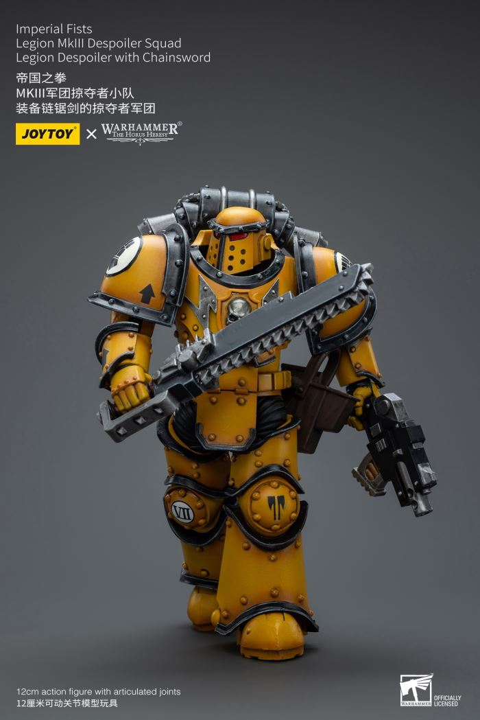 Imperial Fists-Legion Chaplain Archon/MkIII Legion Tactical Squad/MkIII Legion Predator Squad 1/18
