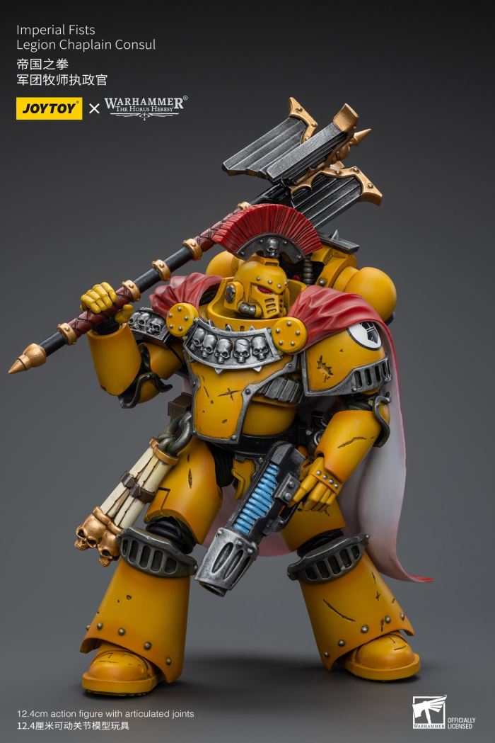 Imperial Fists-Legion Chaplain Archon/MkIII Legion Tactical Squad/MkIII Legion Predator Squad 1/18