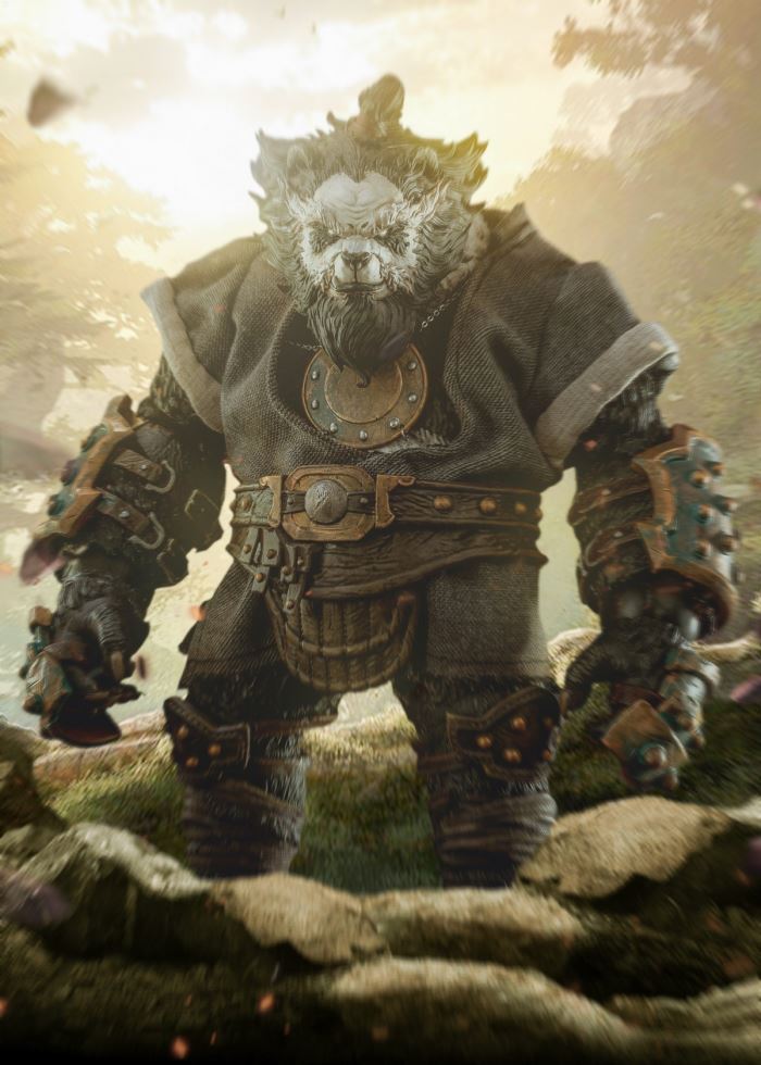 Furui Planet - Panda Yin and Yang 1/12