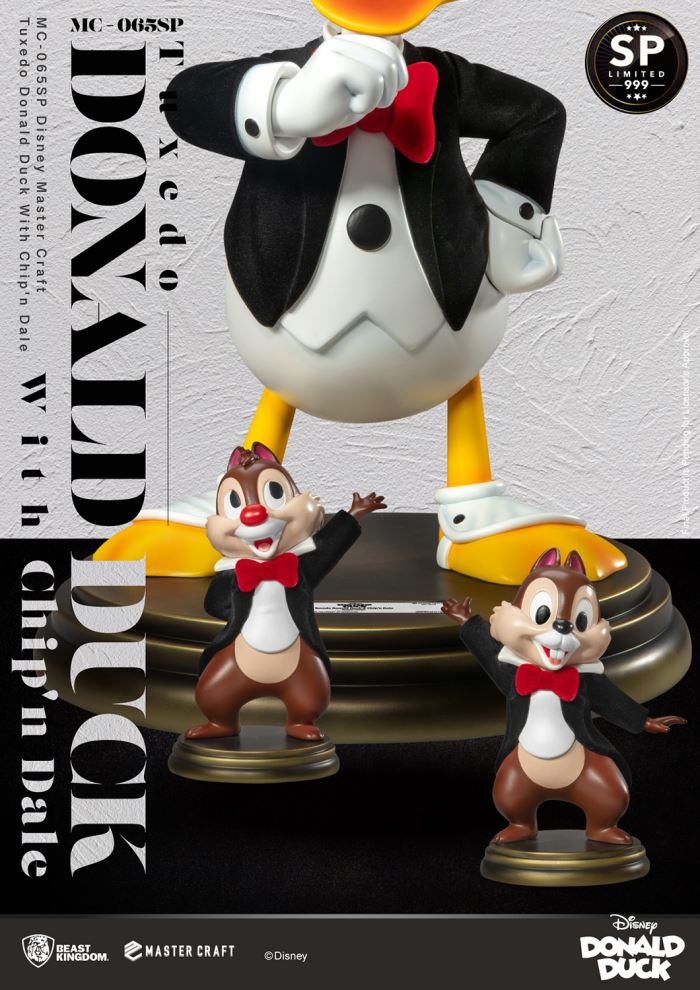 TUXEDO DONALD DUCK WITH CHIP ’N DALE