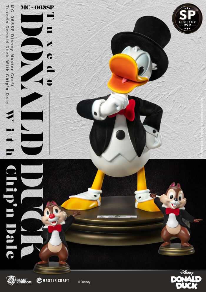 TUXEDO DONALD DUCK WITH CHIP ’N DALE