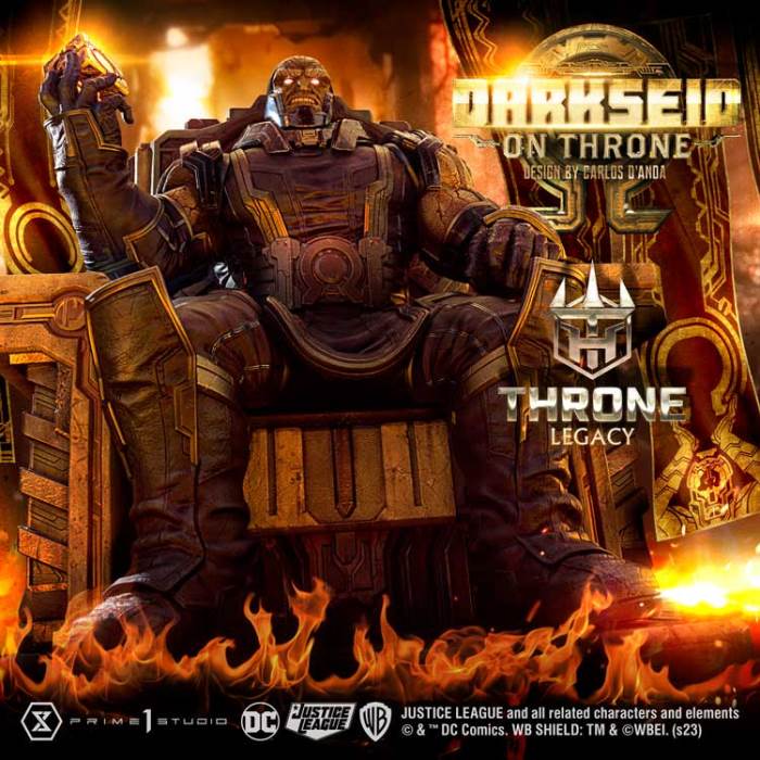 Justice League (Comics) Darkseid on Throne (Design by Carlos D'Anda)