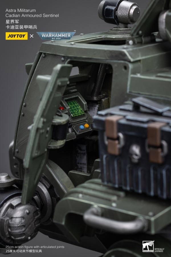 Emperor's Custodes Blade Warrior/Adeptus Mechanicus Castellan Robot/Cartier Sentinel Mecha-Pilot 1/18