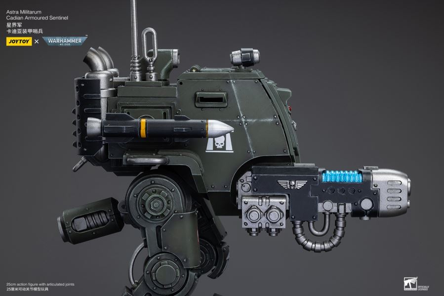 Emperor's Custodes Blade Warrior/Adeptus Mechanicus Castellan Robot/Cartier Sentinel Mecha-Pilot 1/18