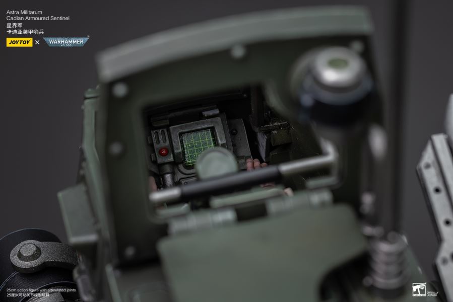 Emperor's Custodes Blade Warrior/Adeptus Mechanicus Castellan Robot/Cartier Sentinel Mecha-Pilot 1/18