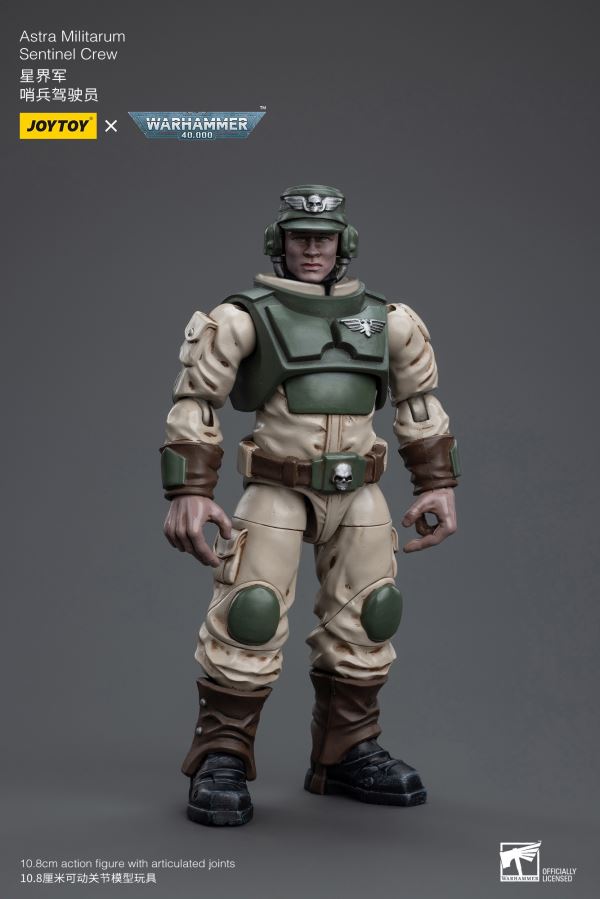 Emperor's Custodes Blade Warrior/Adeptus Mechanicus Castellan Robot/Cartier Sentinel Mecha-Pilot 1/18