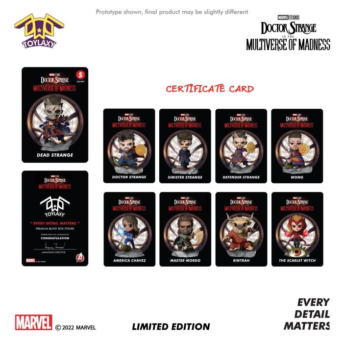 Marvel Figure Blind Box - Black Panther Series/Doctor Strange Series/Thor Series