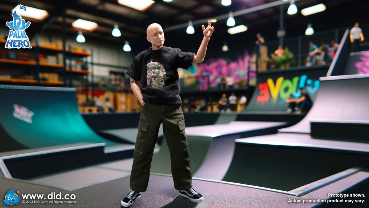 Handheld Hero Zhenle Series-Skateboard Boy 1/12