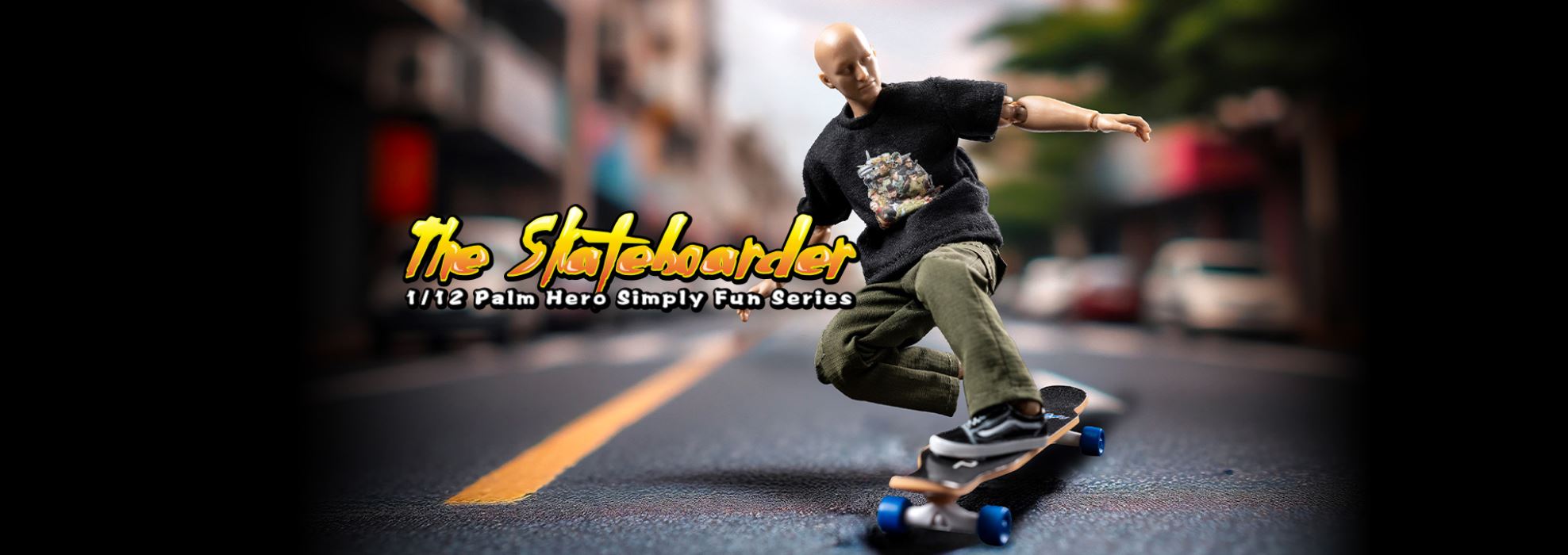 Handheld Hero Zhenle Series-Skateboard Boy 1/12