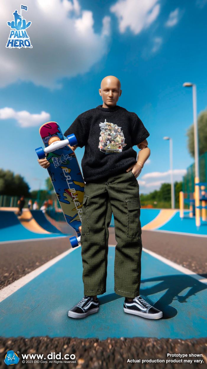 Handheld Hero Zhenle Series-Skateboard Boy 1/12