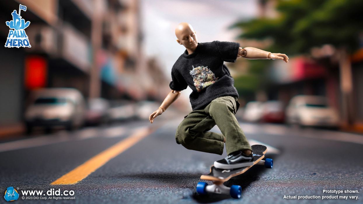 Handheld Hero Zhenle Series-Skateboard Boy 1/12